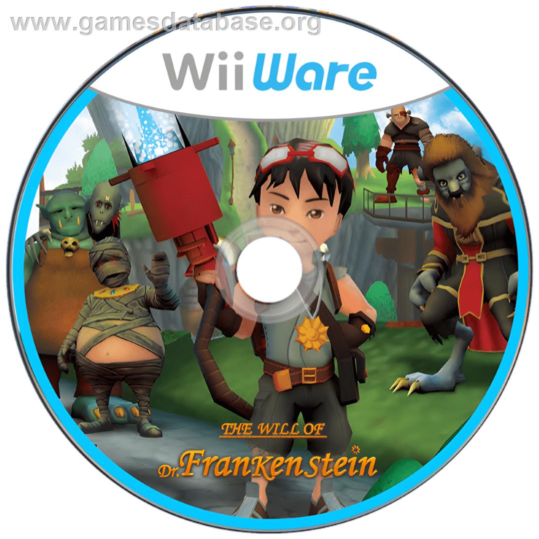 Will Of Dr. Frankenstein, The - Nintendo Wii - Artwork - Cartridge